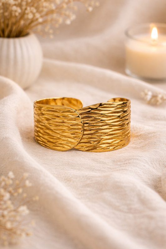 Textured Cuff Bracelet